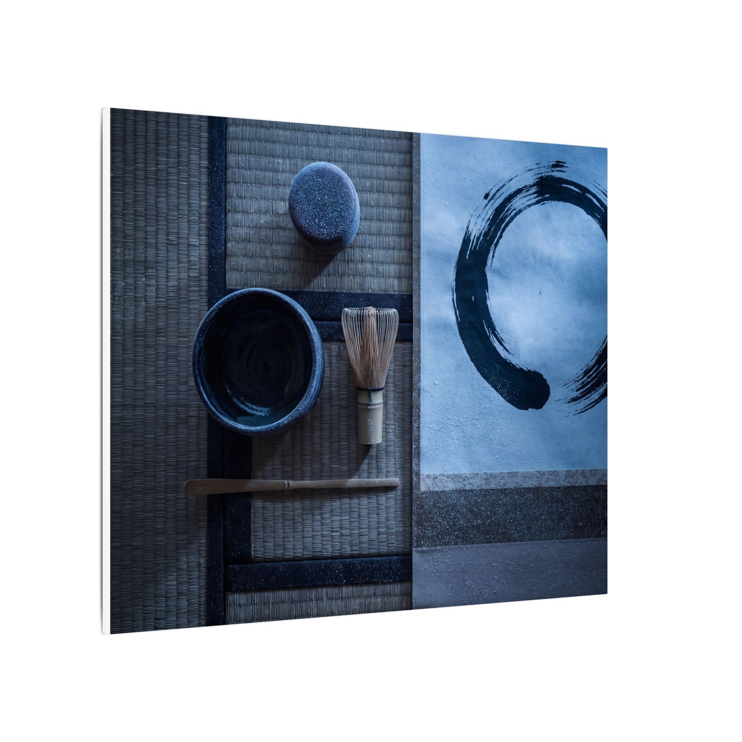Tea Ceremony Enso Canvas Art | Calm Zen Art