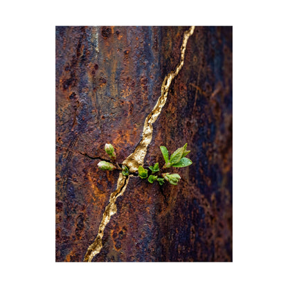Overcast Rust Patina Wall Art Print - Kintsugi Datsuzoku