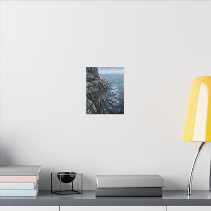 Pine Tree Spring Canvas Art | Japandi Neutral Design