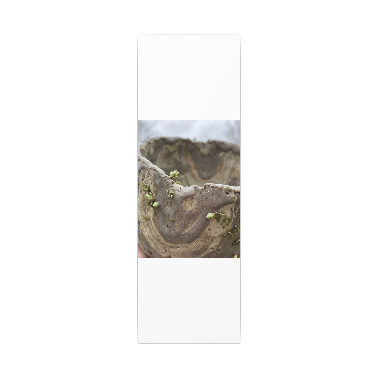 Overcast Ceramic Bowl Canvas Art - Japandi Fukinsei
