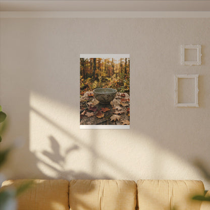 Spring Rock Garden Moody Minimal Canvas Art | Luxurious Decor
