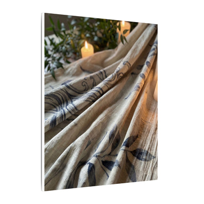 Fukinsei Silk Drape Canvas Art - Japandi Japanese Pattern