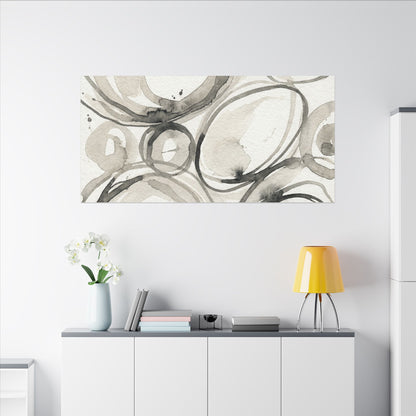 Handcrafted Feel Japandi Watercolor Canvas Art
