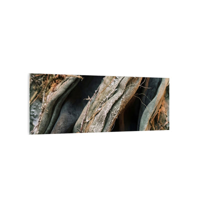 Silk Drape Winter Canvas Art | Japandi Cozy Design