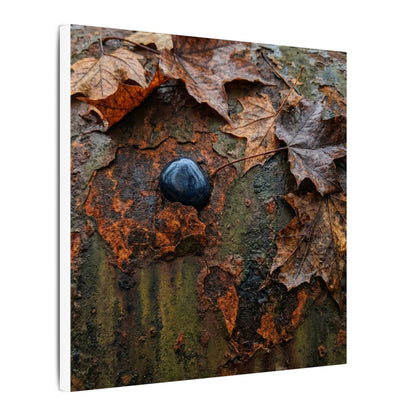 Datsuzoku Rust Patina Canvas Art - Dark Japandi Moody Minimal