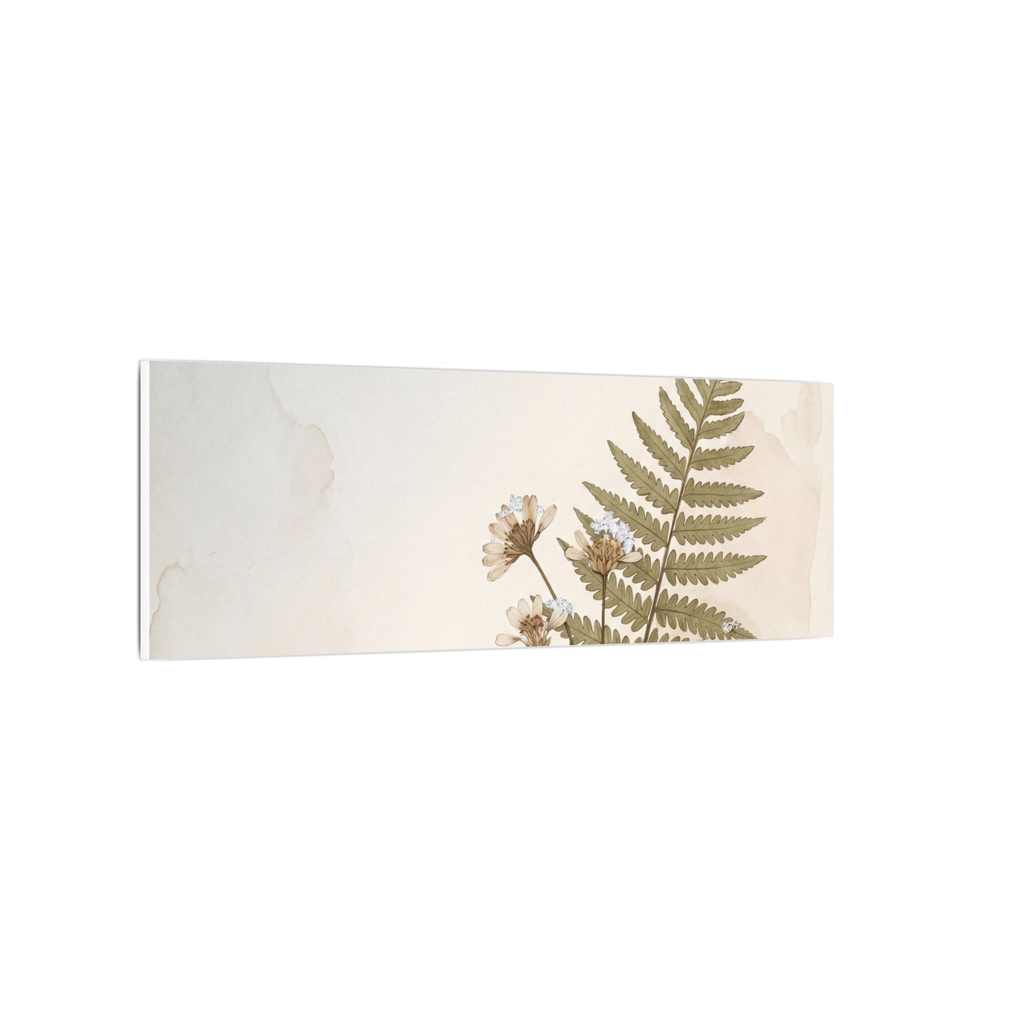 Winter Moss Close Up Herbarium Canvas Art | Enchanting Decor
