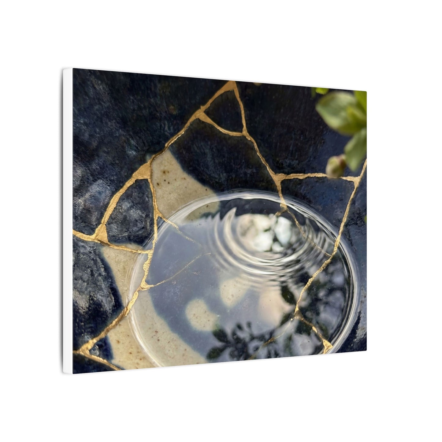 Water Ripple Spring Canvas Art | Kintsugi Beautiful Design