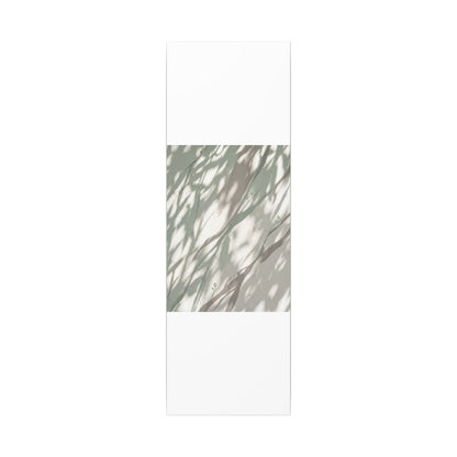Japandi Shadow Play in Dappled | Japanese Pattern Canvas Art