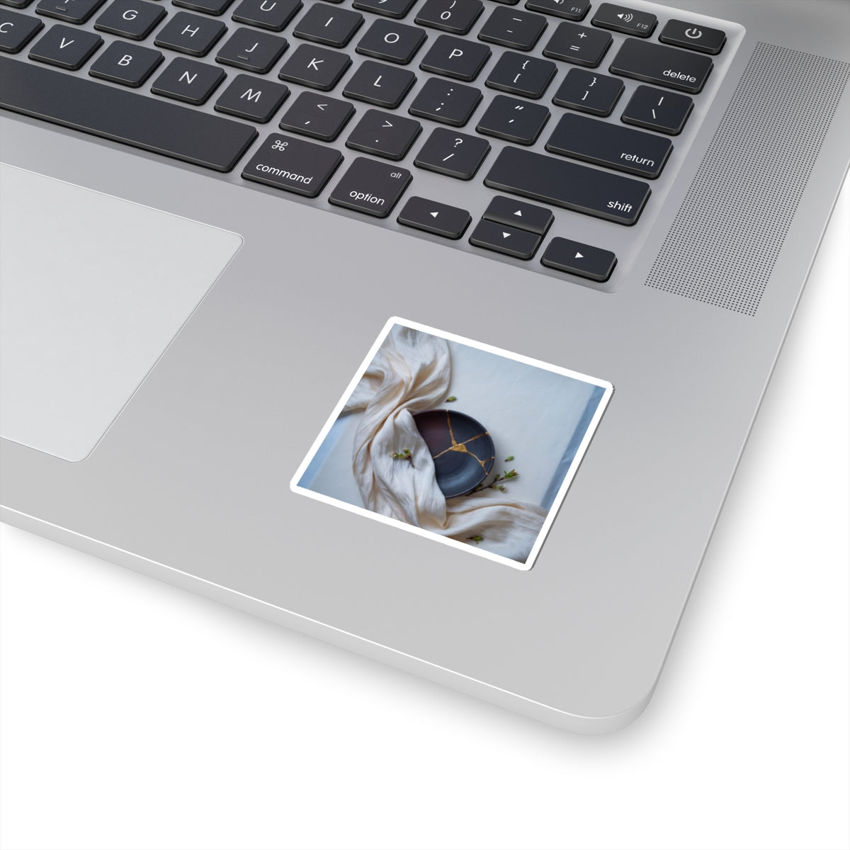 Silk Drape Spring Sticker | Kintsugi Resilient Design