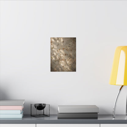 Japandi Rust Patina in Dappled | Japanese Pattern Canvas Art
