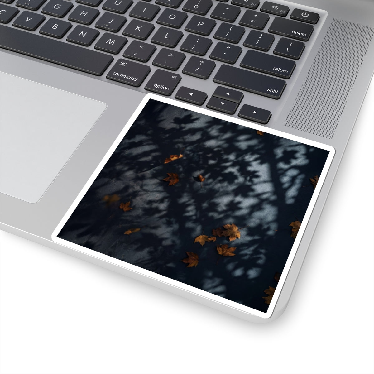 Shadow Play Sticker | Autumn Dark Japandi Shadow Zen Art Art Print