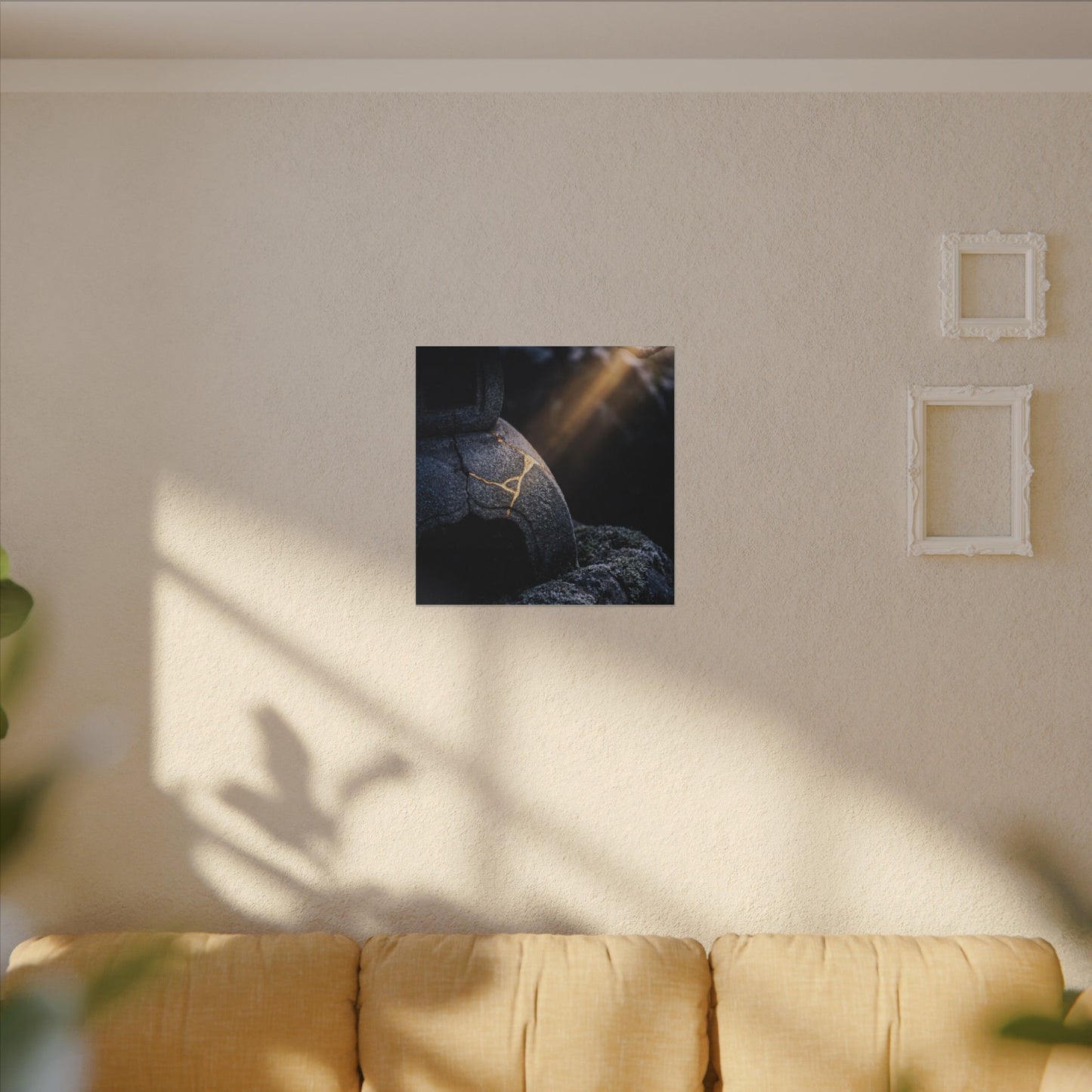 Ma Moonlit Garden Canvas Art - Kintsugi Broken Beauty