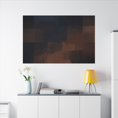 Wabi-sabi Minimal-line Japandi Charcoal Canvas Art