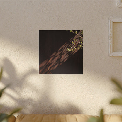 Rust Patina Moody Minimal Canvas Art | Sophisticated Dark Japandi Art