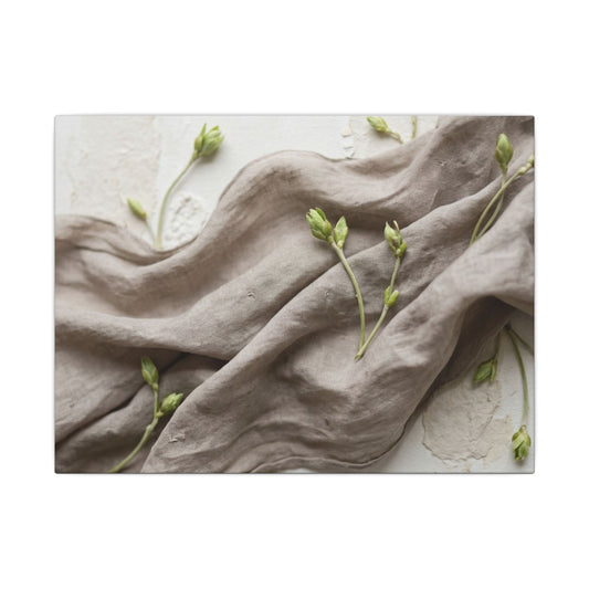 Overcast Silk Drape Canvas Art - Japandi Ma