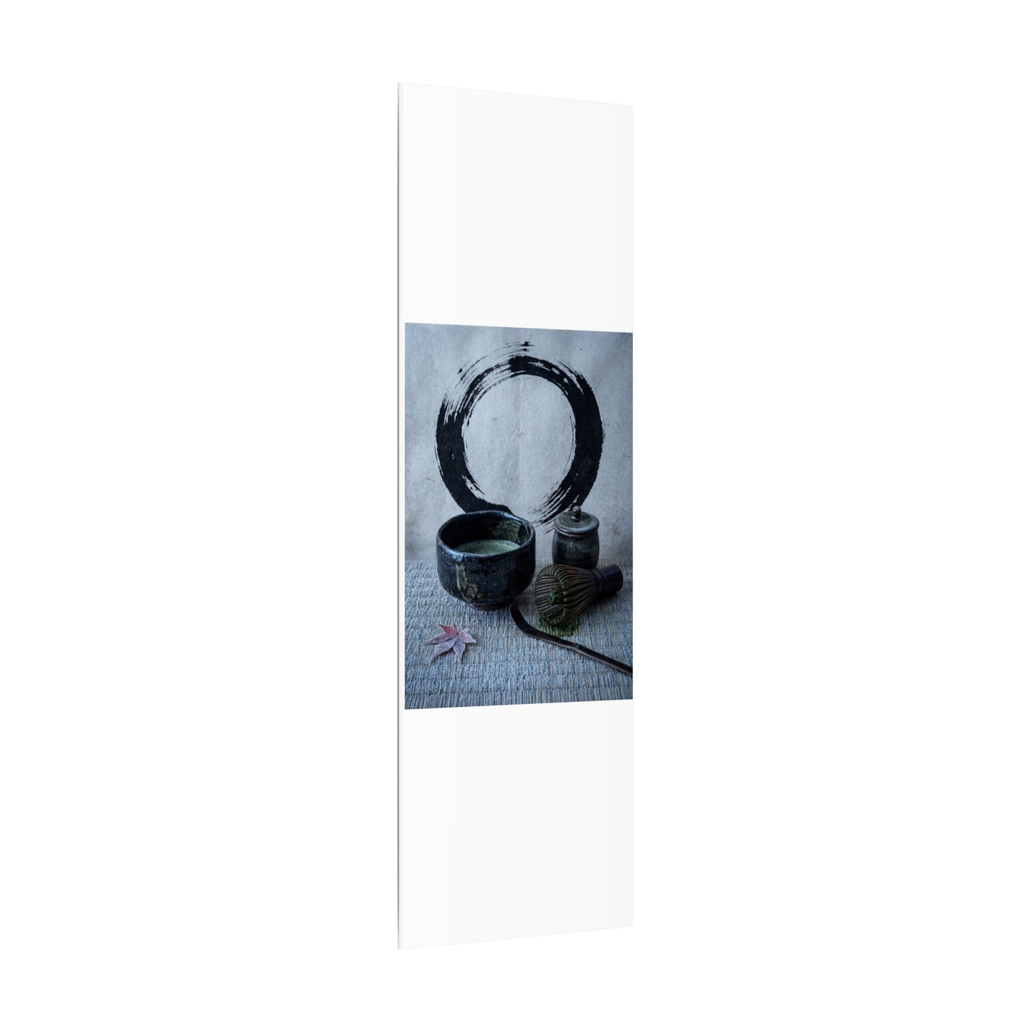 Tea Ceremony Canvas Art | Winter Zen Enso Art
