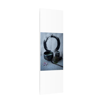 Tea Ceremony Canvas Art | Winter Zen Enso Art