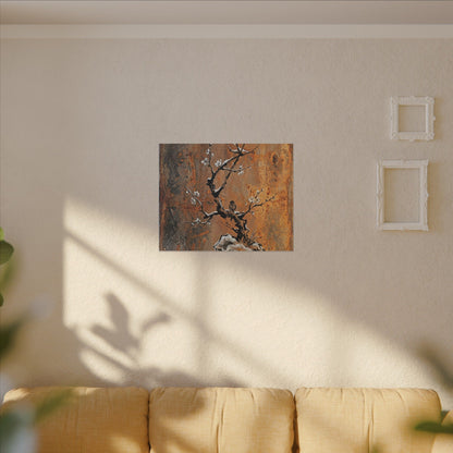 Datsuzoku Rust Patina Canvas Art - Zen Sumi E