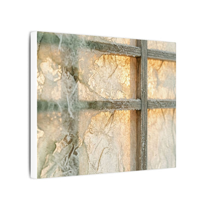Winter Shoji Screen Watercolor Canvas Art | Elegant Decor