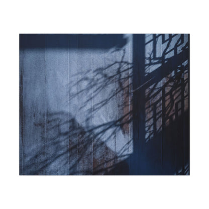 Shadow Play Moody Minimal Canvas Art | Moody Dark Japandi Art