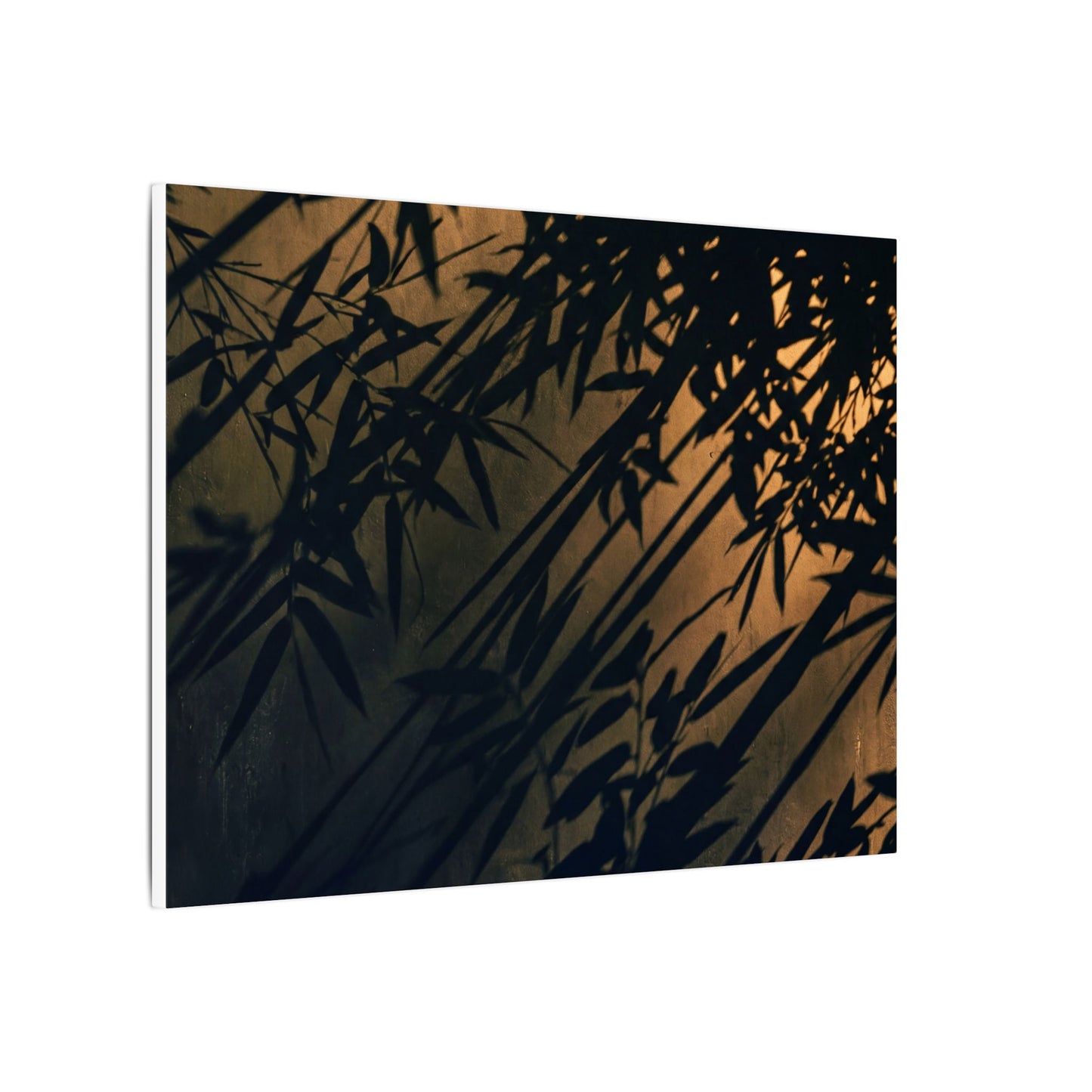 Sophisticated Shadow Play Canvas Art - Shadow Zen Dark Japandi