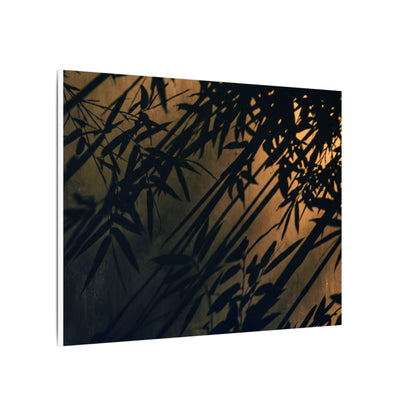 Sophisticated Shadow Play Canvas Art - Shadow Zen Dark Japandi