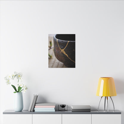 Dawn Tea Ceremony Canvas Art - Kintsugi Mono No Aware
