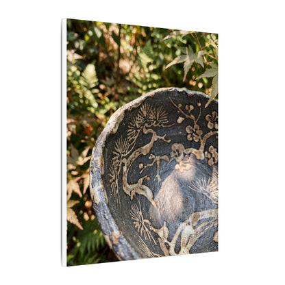 Ceramic Bowl Canvas Art | Summer Japandi Japanese Pattern Art