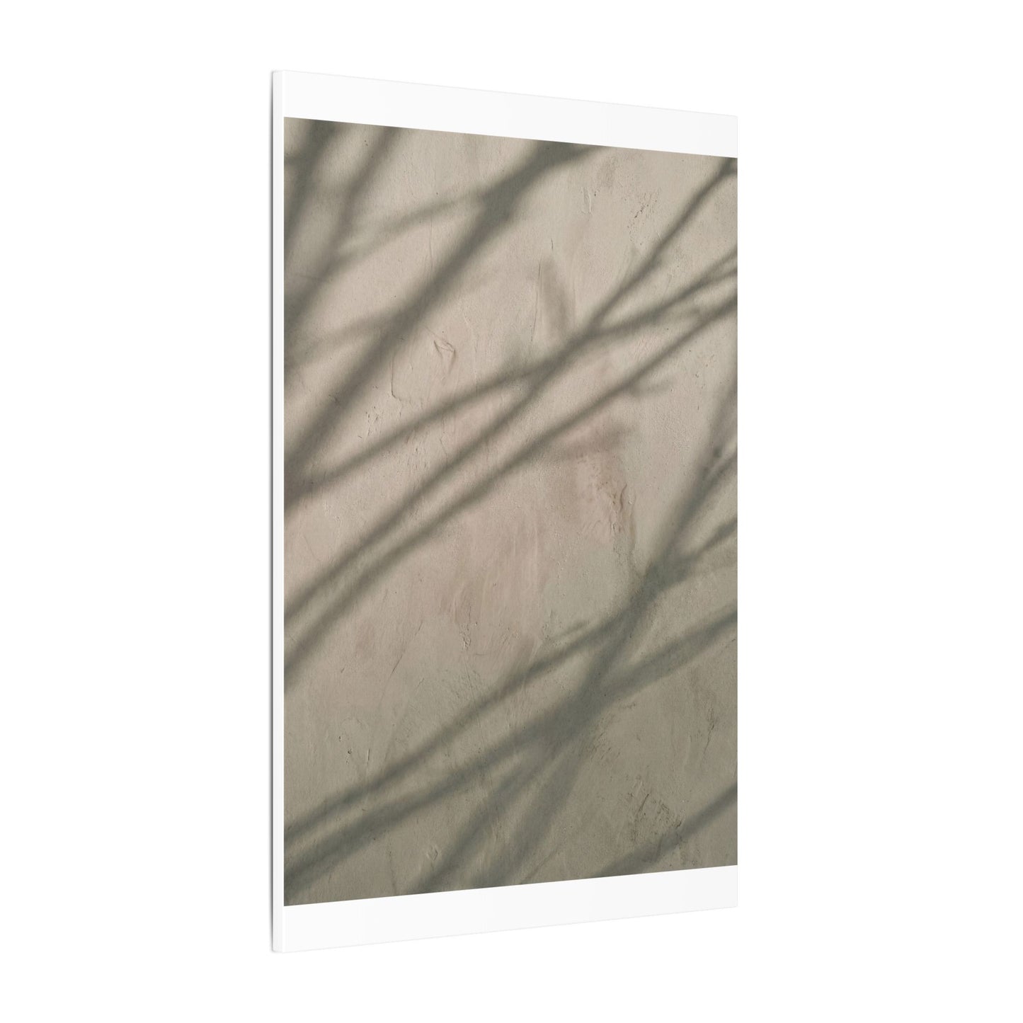 Shadow Play Japanese Pattern Canvas Art | Warm Japandi Art