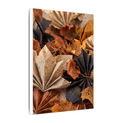 Paper Fold Texture Canvas Art | Elegant Japandi Art