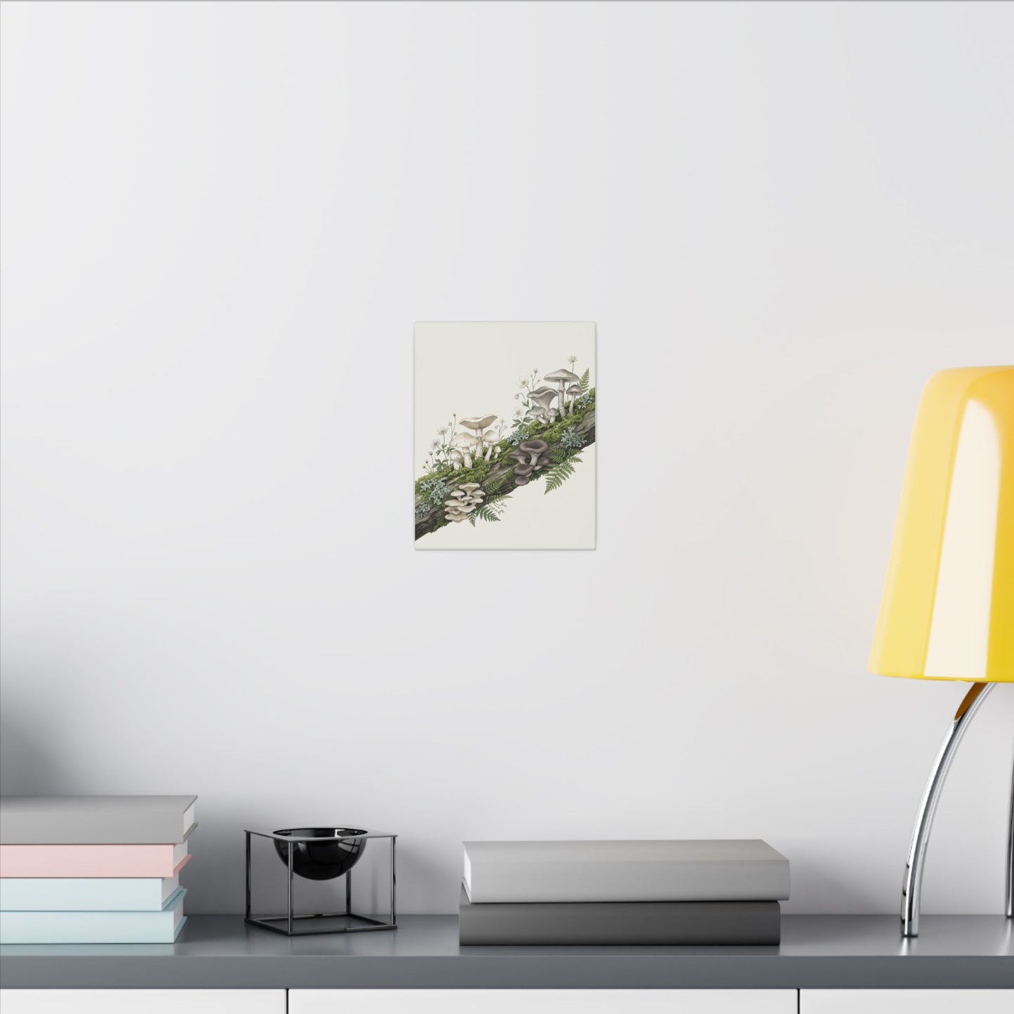Dried Flowers Spring Canvas Art | Japandi Neutral Design