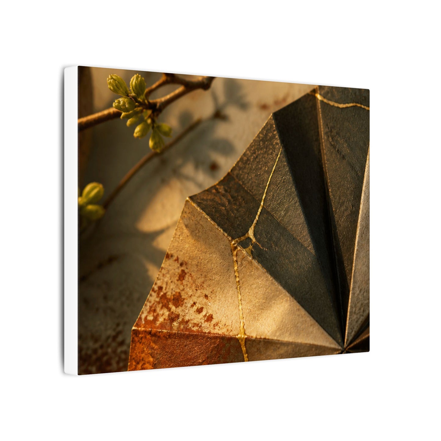 Ma Paper Fold Canvas Art - Kintsugi Broken Beauty