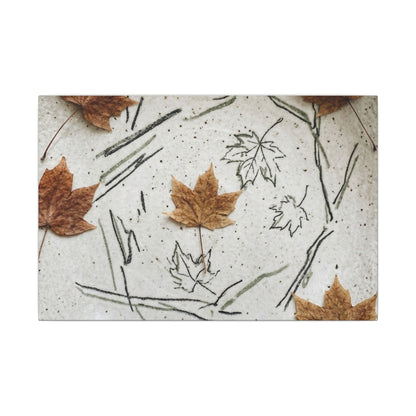 Ceramic Bowl Autumn Canvas Art | Japandi Elegant Design