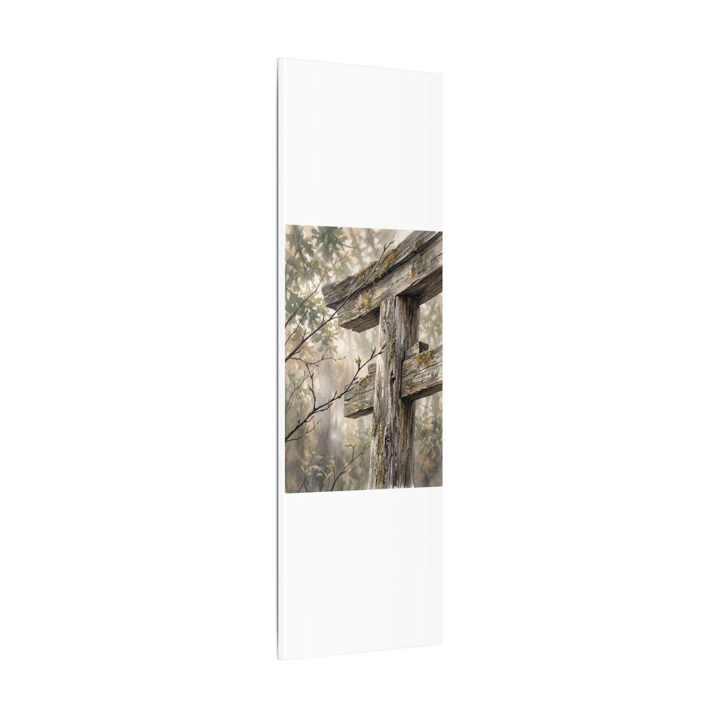 Torii Gate Spring Canvas Art | Japandi Neutral Design