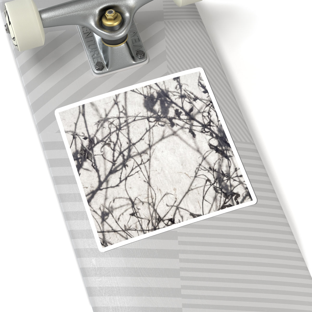 Shadow Play Sticker | Winter Japandi Japanese Pattern Art