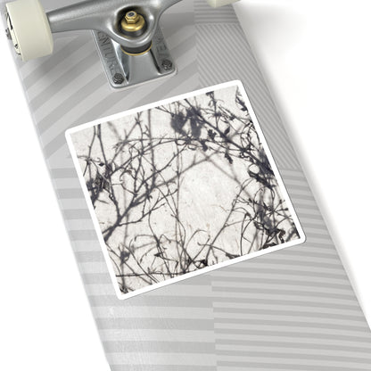 Shadow Play Sticker | Winter Japandi Japanese Pattern Art