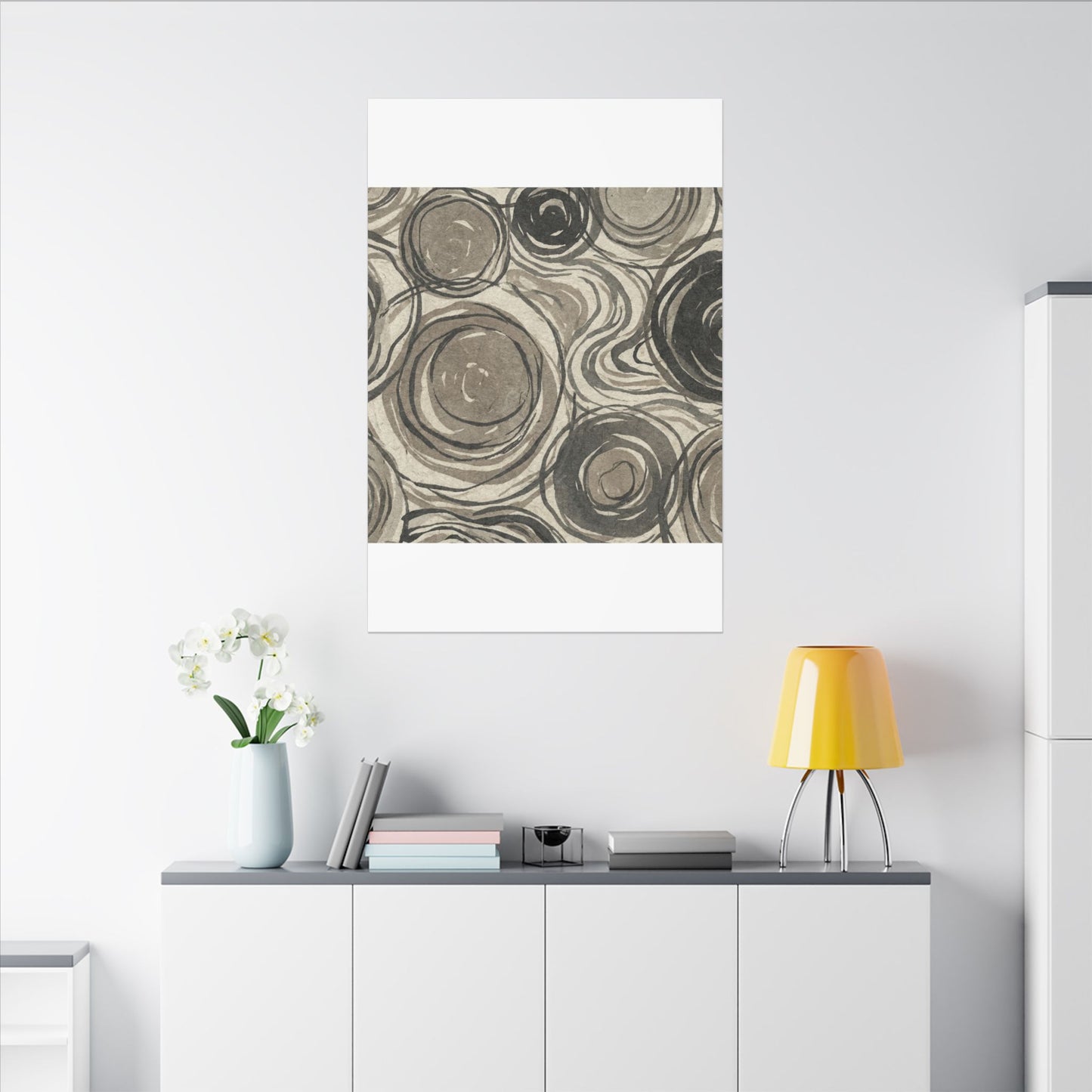 Wabi-sabi Pattern Japandi Japanese Pattern Canvas Art