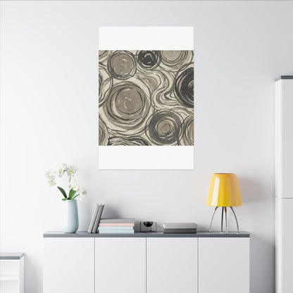 Wabi-sabi Pattern Japandi Japanese Pattern Canvas Art