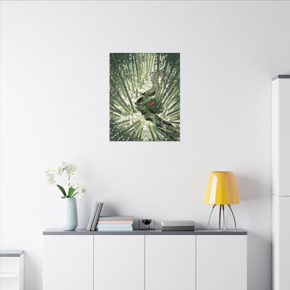 Peaceful Bamboo Grove Canvas Art - Ukiyo E Inspired Zen