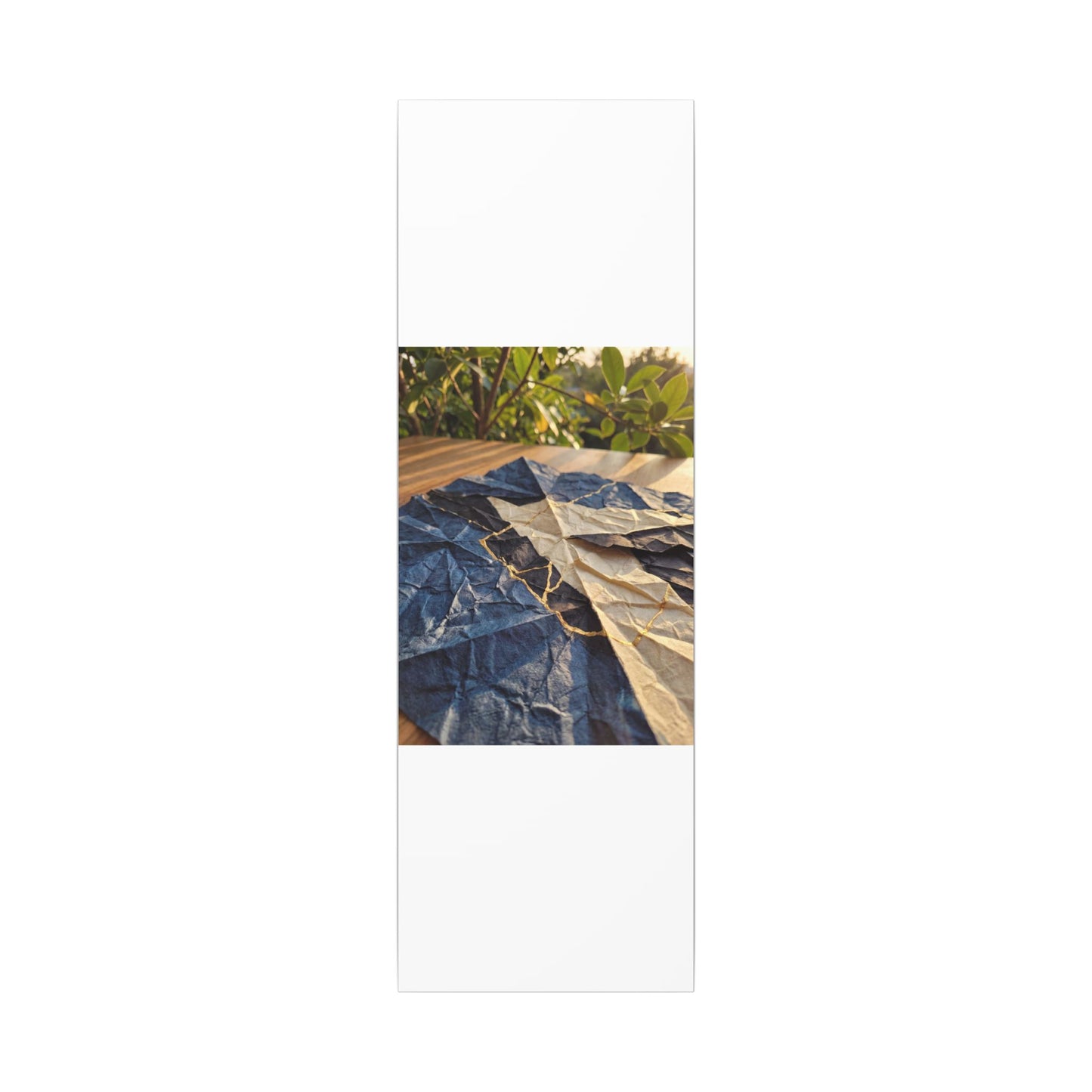 Golden Hour Paper Fold Canvas Art - Kintsugi Ma