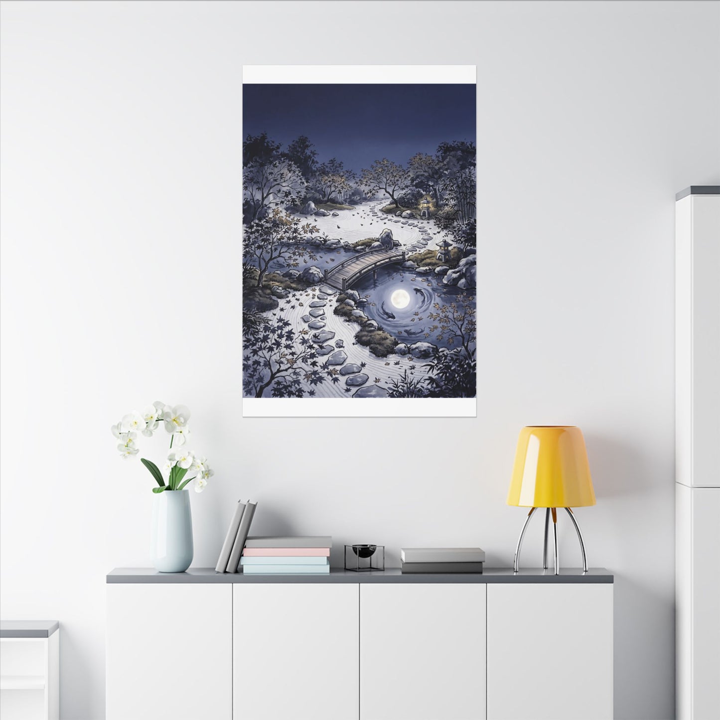 Torii Gate Enso Canvas Art | Contemplative Zen Art