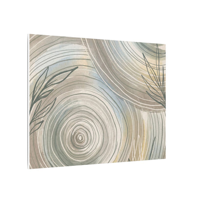 Kanso Water Ripple Canvas Art - Japandi Minimal Line
