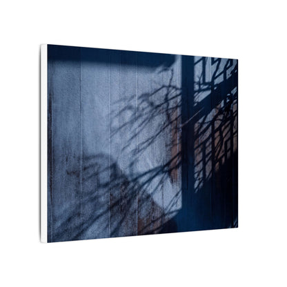 Shadow Play Moody Minimal Canvas Art | Moody Dark Japandi Art
