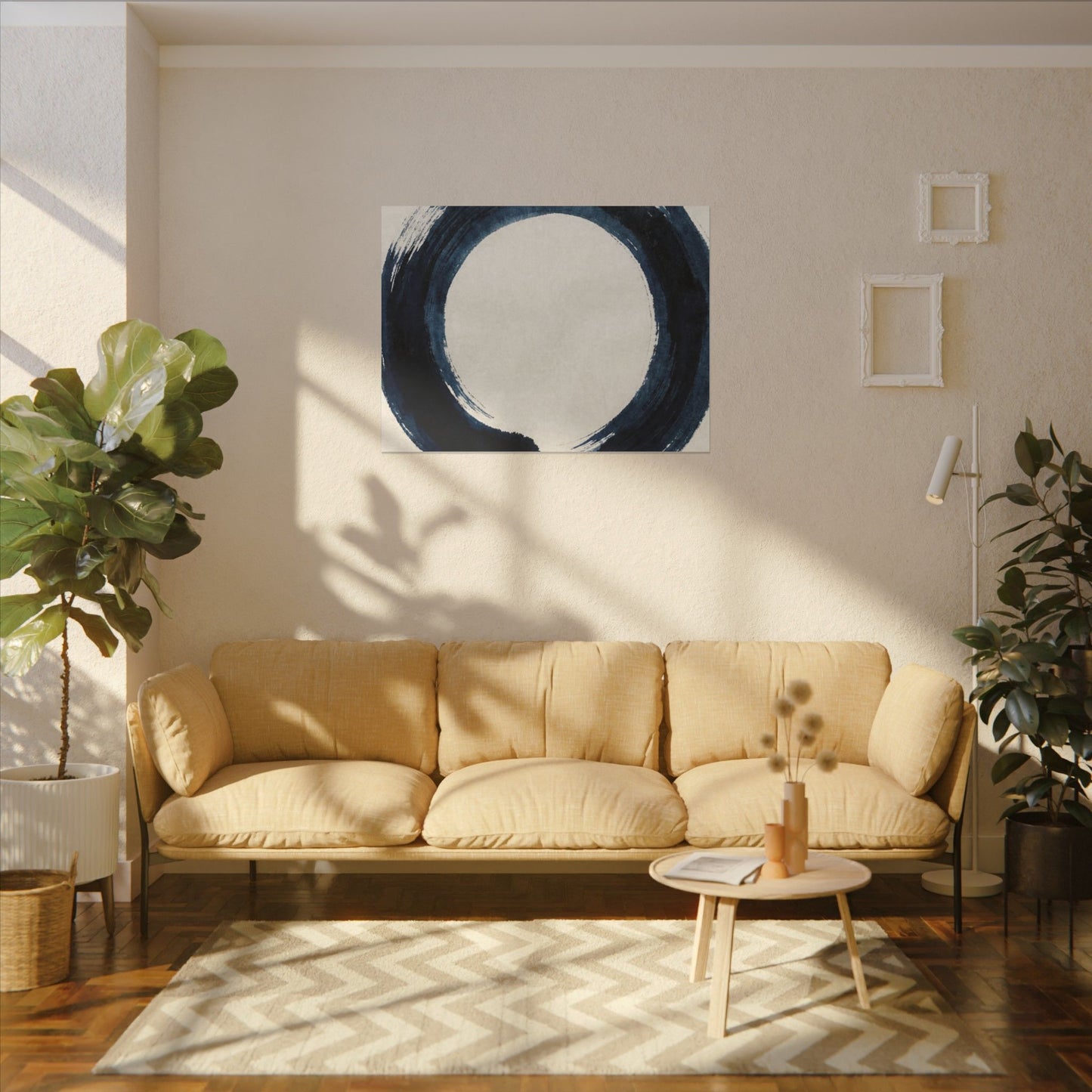 Balanced Meditation Zen Enso Canvas Art