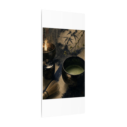 Ma Tea Ceremony Canvas Art - Zen Sumi E