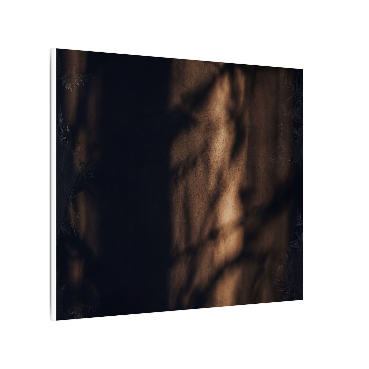 Winter Shadow Play Moody Minimal Canvas Art | Luxurious Decor