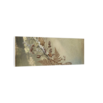 Winter Dried Flowers Forest Whimsy Canvas Art | Earthy Decor
