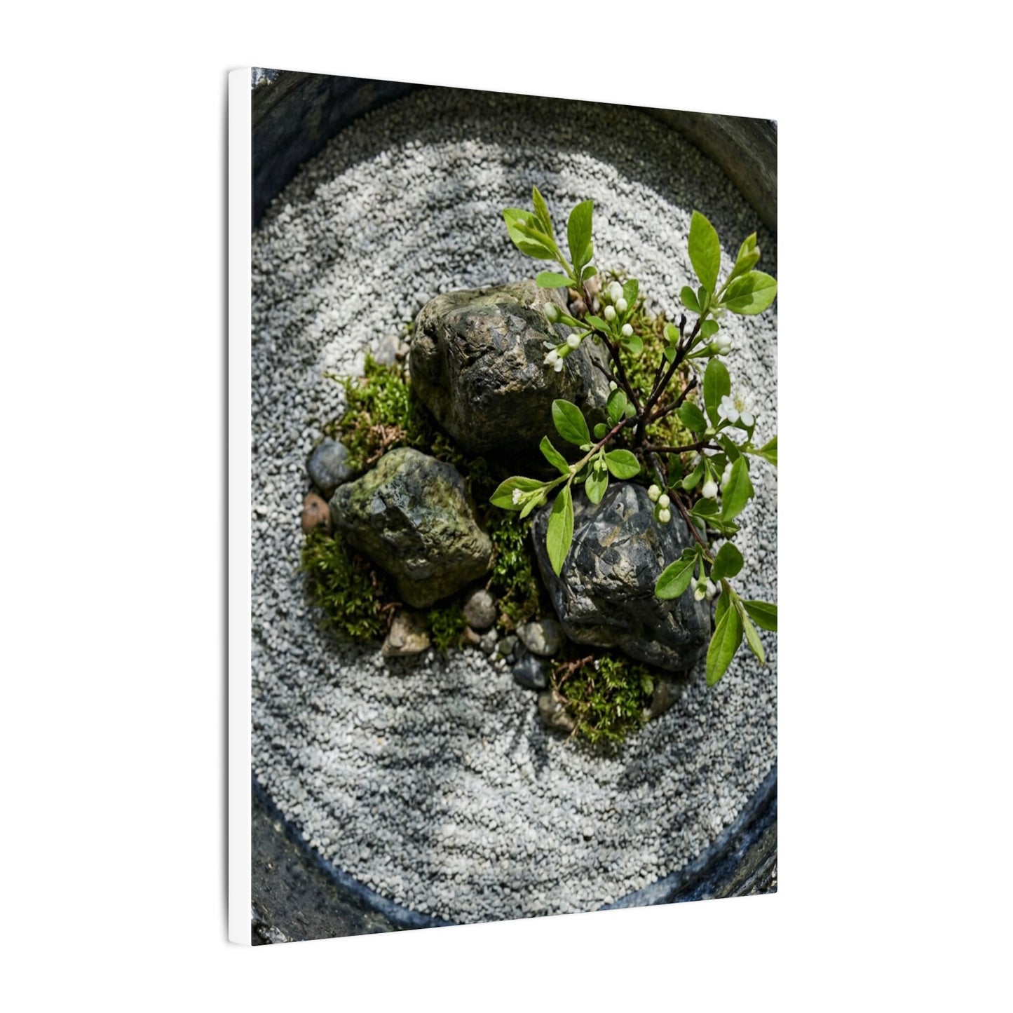 Zen Ceramic Bowl in Dappled | Karesansui Canvas Art