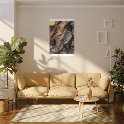 Candlelight Silk Drape Canvas Art - Japandi Mono No Aware