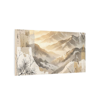 Shibui Mountain Mist Canvas Art - Japandi Japanese Pattern